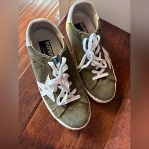 Golden goose Olive Green Sneakers